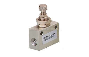 Aluminio de aleación KLA Throttle Check Valve G1/4" para el sistema de control de flujo de aire