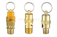 válvula de seguridad de cobre amarillo de 1.35Mpa RSV 1/8&quot; - 2&quot; pinta para el compresor de aire