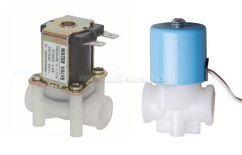 Válvula de solenoide de agua para el sistema RO, purificador de agua y aguas residuales con conector Jaco G1/4 "