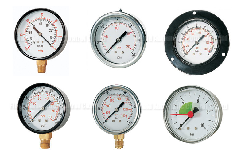 Accesorios neumáticos del dial del indicador de presión del vacío