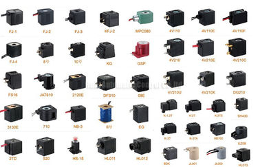 bobina neumática de la electroválvula de 12V 48W, bobina neumática de la válvula electromagnética